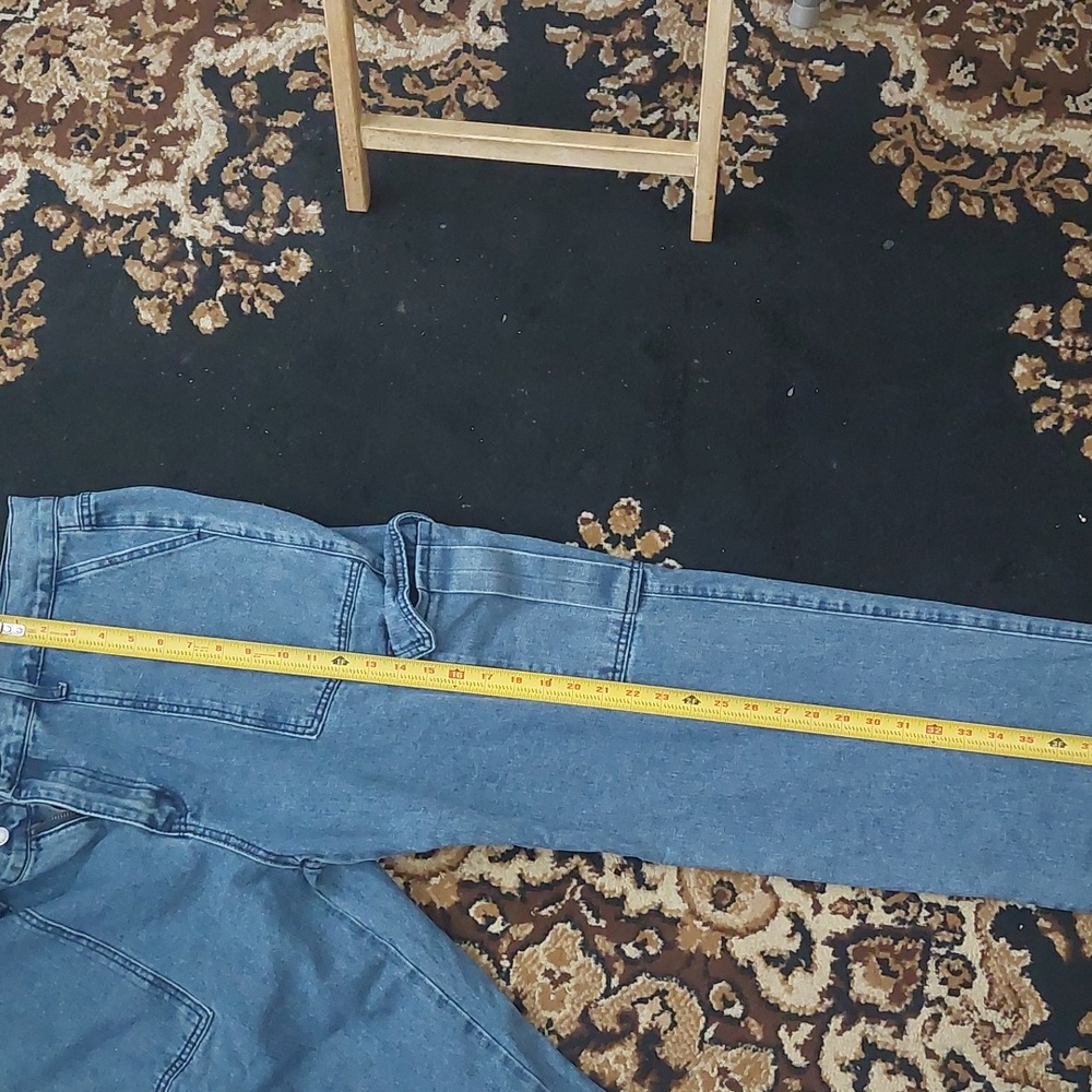 Shein Jeans; Color: Medium Denim, Size: XXL - Picture 12 of 16